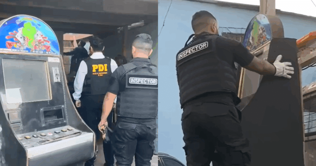 Desmantelan Operación Ilegal de Casino y Tráfico en Estación Central