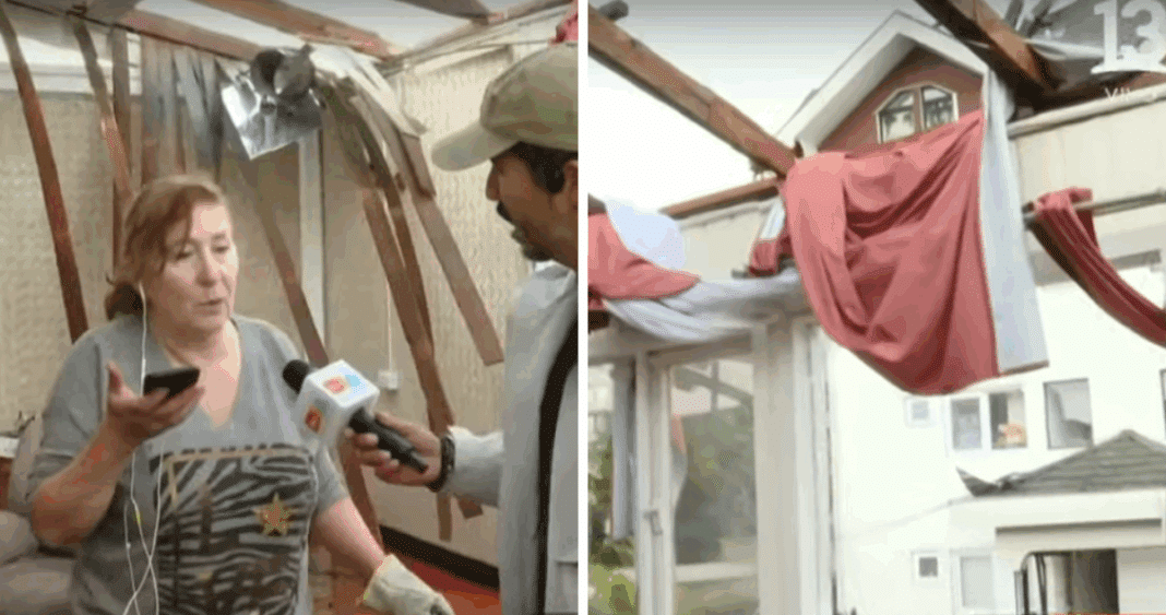 Heroína de Puerto Varas: Cómo una abuela salvó a su nieto del devastador tornado
