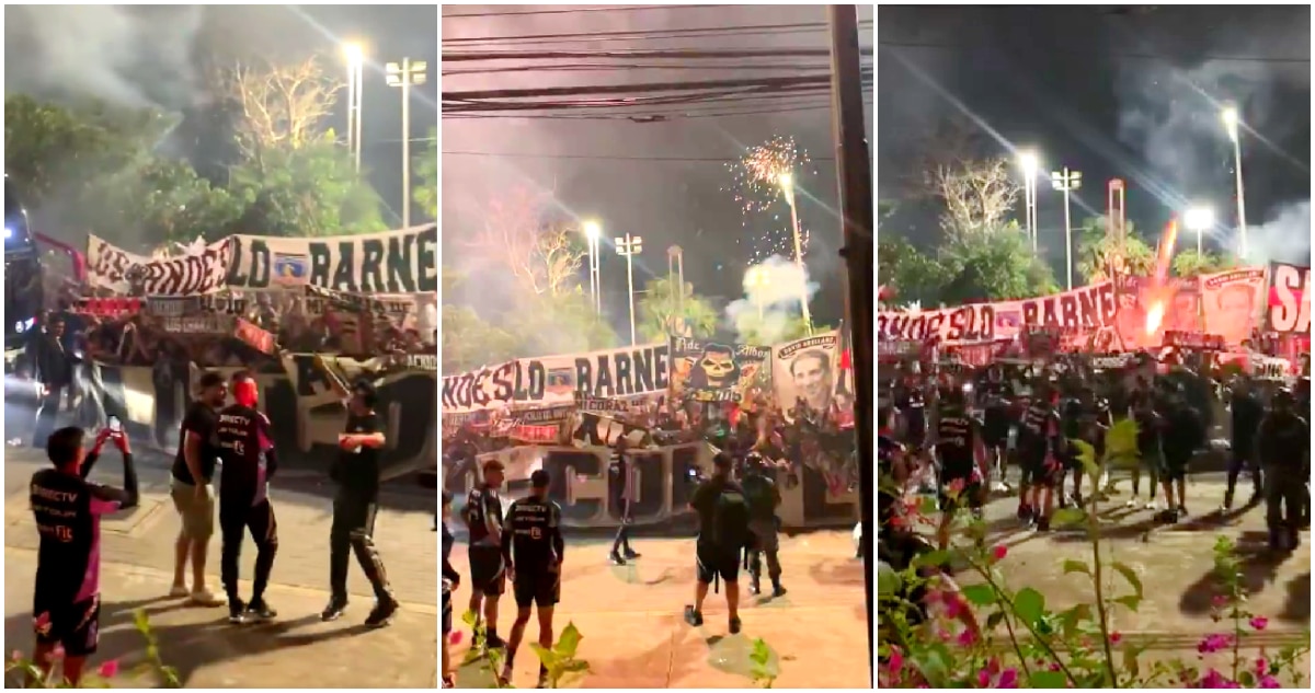Hinchas de Colo Colo Causan Incidente con Pirotecnia en Brasil: Jugador Lesionado
