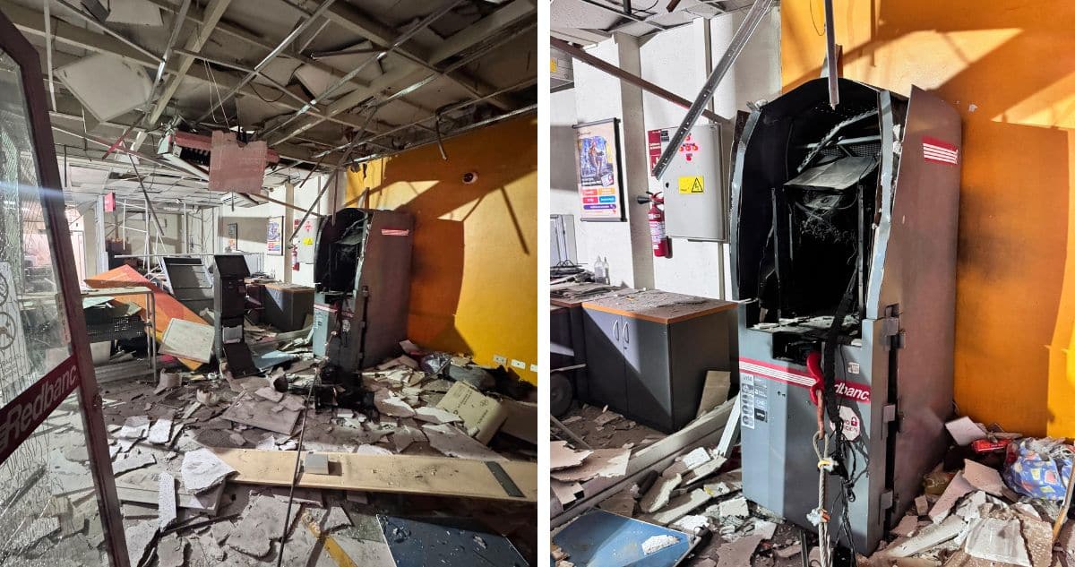 Intento Fallido de Robo a Cajero Automático en San Joaquín: Delincuentes Dejan Peligrosos Obstáculos en la Vía