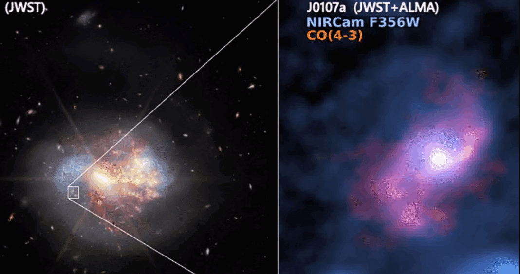 La Galaxia Masiva J0107a: Un Fascinante Vistazo al Universo Primitivo