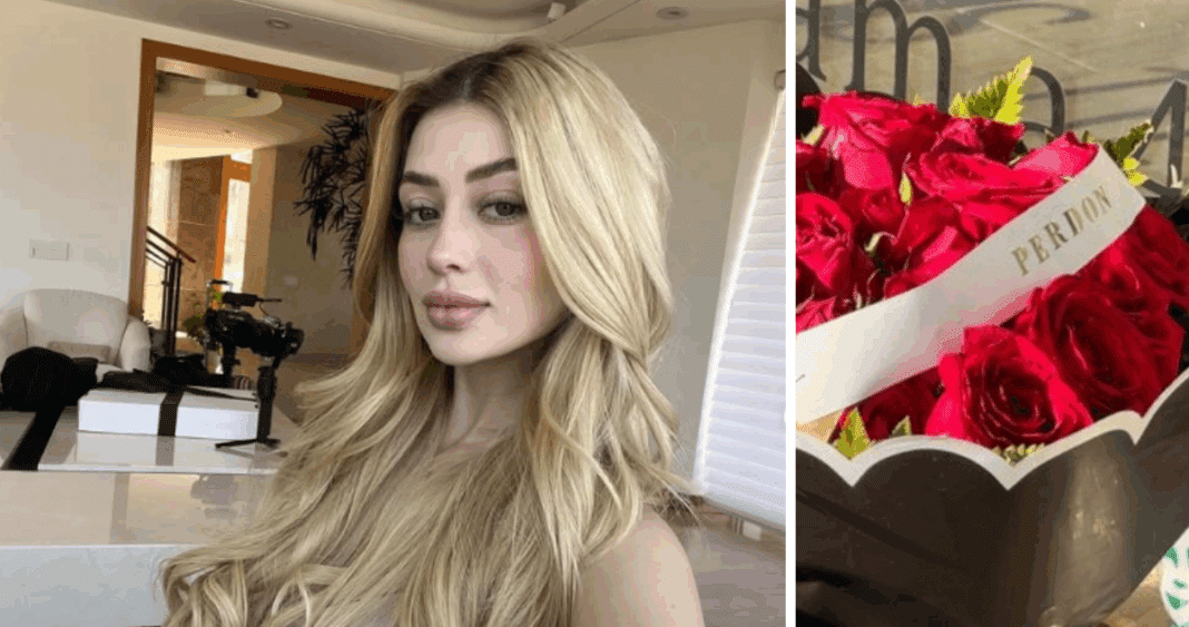 Misterioso Ramo de Rosas con Mensaje de
