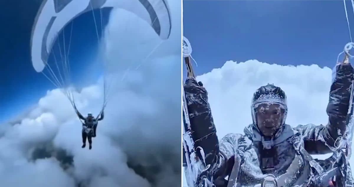 Parapentista Desafía los Límites: Sobrevive a Vuelo Extremo a Más de 8,500 Metros