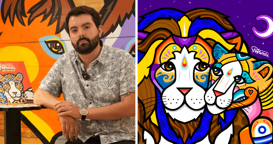 Petruzzi: El Artista Chileno Que Conquista Dubai con su Arte Vibrante y Alegre