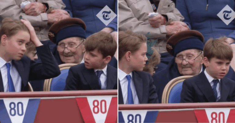 ¿Imitó al futuro rey? El príncipe Louis y sus divertidos gestos en un acto oficial