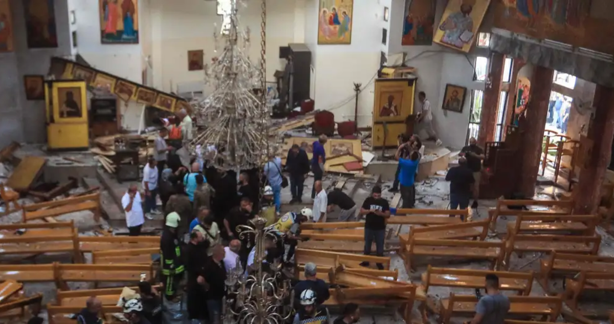 Ataque terrorista sacude la capital siria: Iglesia de Mar Elías en Damasco sufre trágica explosión