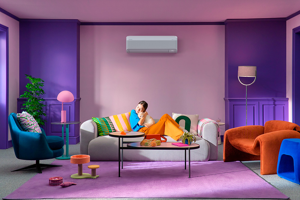 Cómo el Aire Acondicionado Bespoke AI WindFree™ de Samsung Brinda Confort Todo el Año