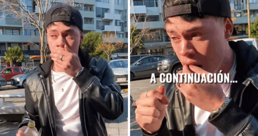 Creador de contenido se salva de morir ahogado tras reto de comer hamburguesa más rápido