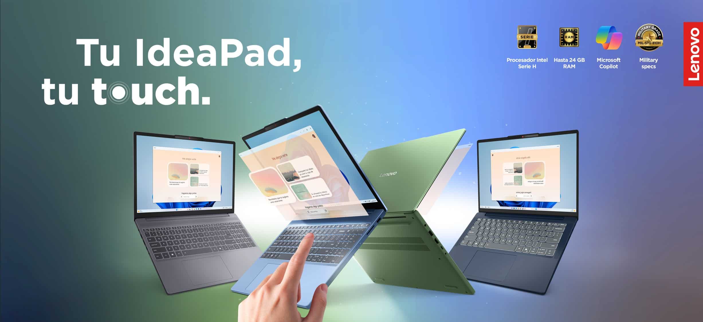 Descubre la Versatilidad de la Nueva IdeaPad Slim 3 Gen 10 Touch: Potencia, Diseño y Tecnología Adaptada a tu Estilo