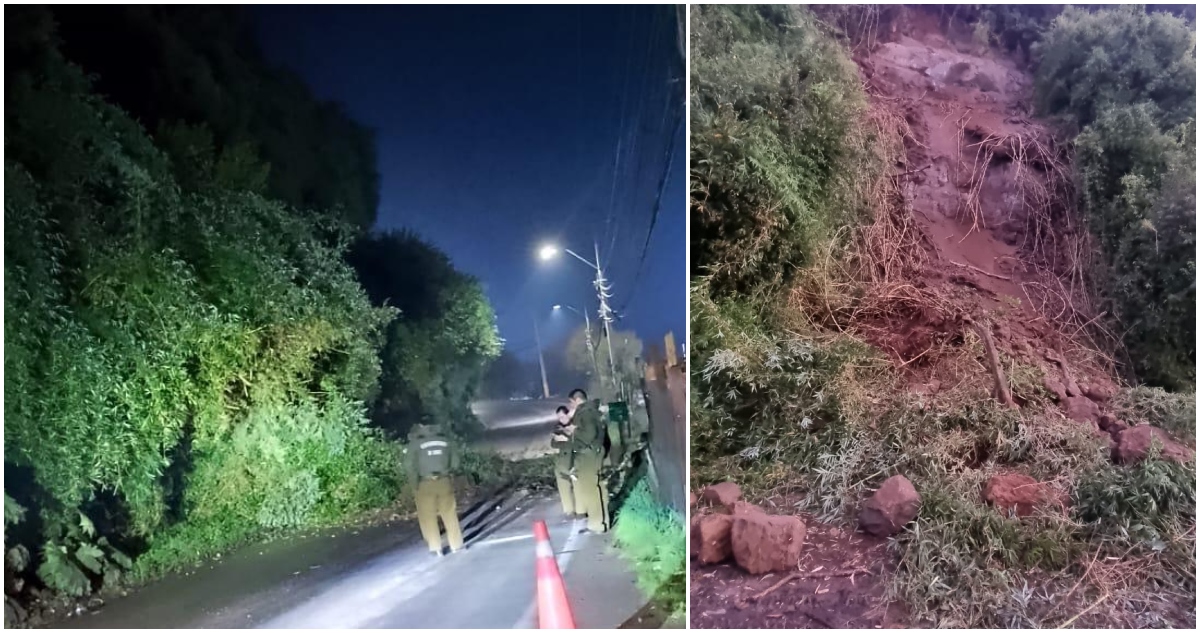 Deslizamiento de Tierra Bloquea Crucial Ruta en Puerto Montt