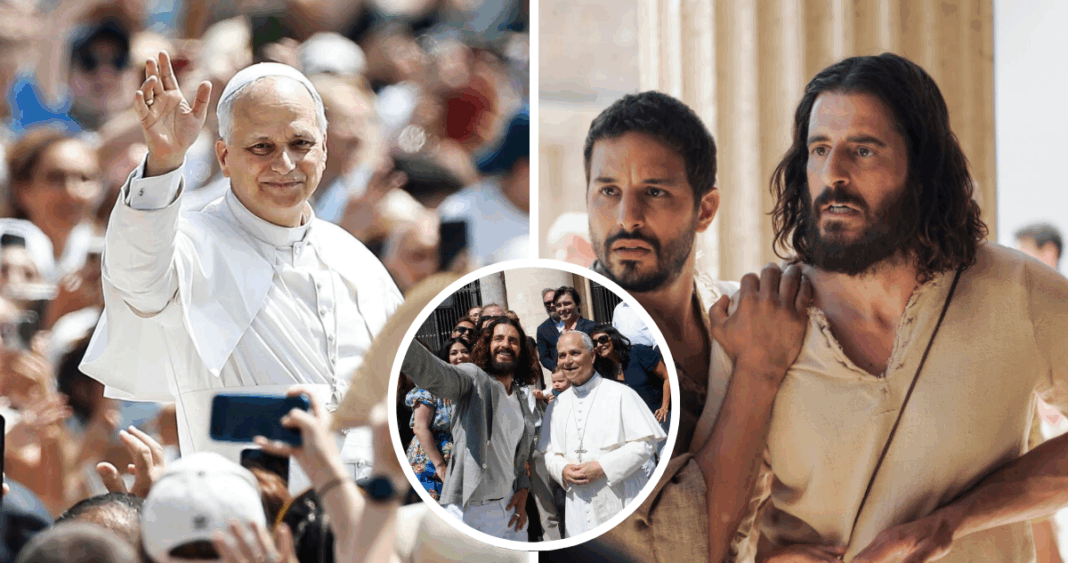 El Actor de 'The Chosen' que Interpreta a Jesús se Reúne Sorpresivamente con el Papa