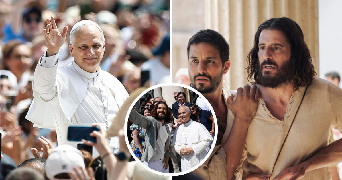 El Actor de 'The Chosen' que Interpreta a Jesús se Reúne Sorpresivamente con el Papa