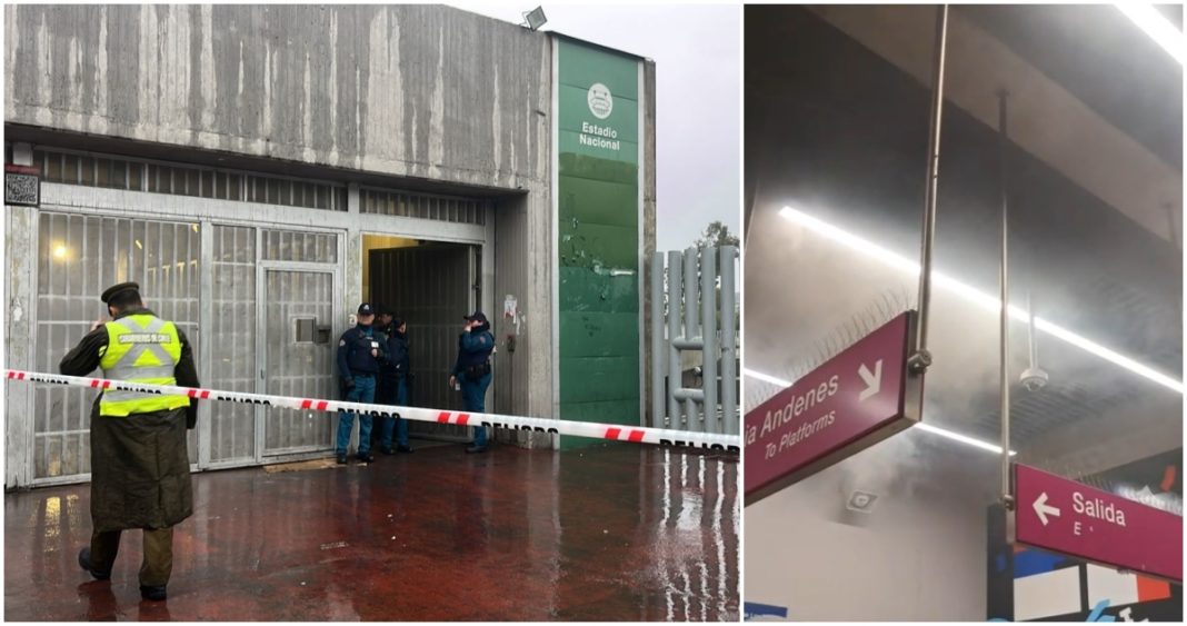 Falla en ascensor causa amago de incendio en estación del Metro de Santiago