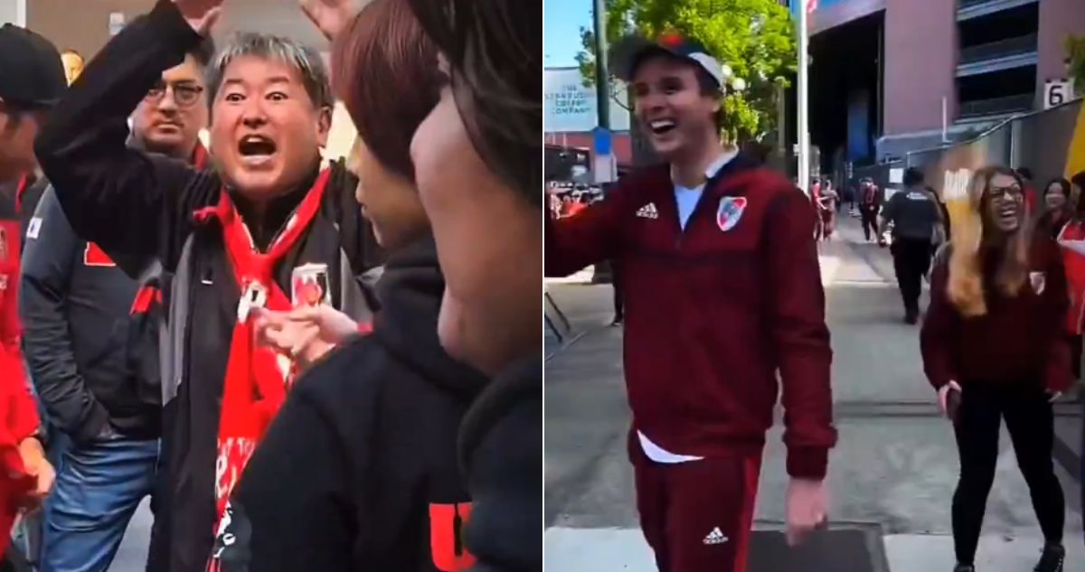 Hincha japonés se vuelve viral por sus insólitos insultos en español a hinchas de River en el Mundial de Clubes