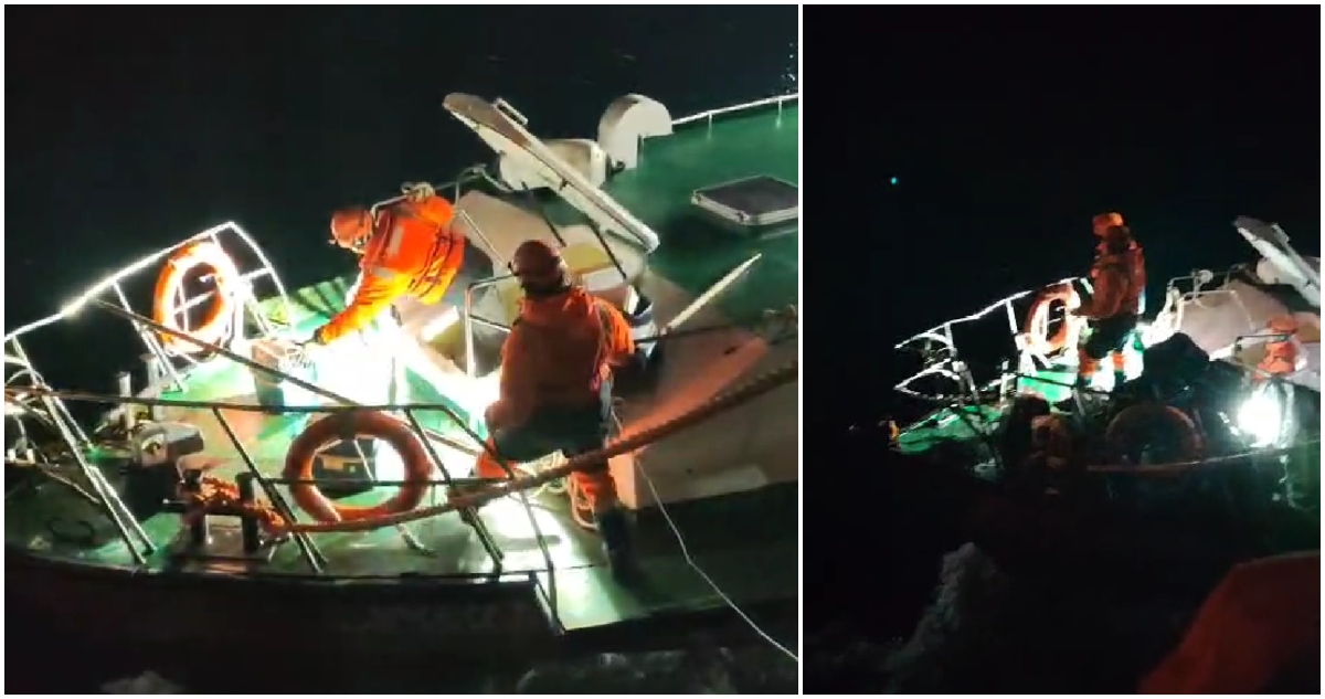 Incidente en el Puente Chacao: Lancha con 20 trabajadores casi se vuelca tras chocar con pilotes