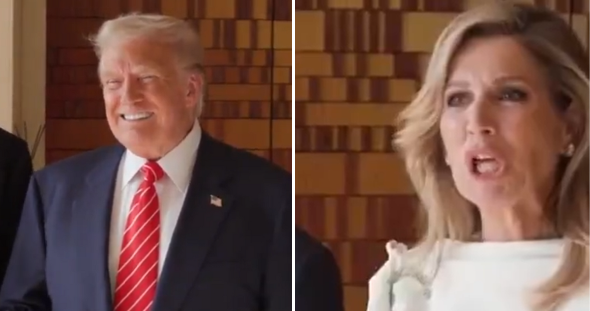 La Reina Máxima de Holanda y su peculiar gesto ante Trump: ¿Burla o protocolo?