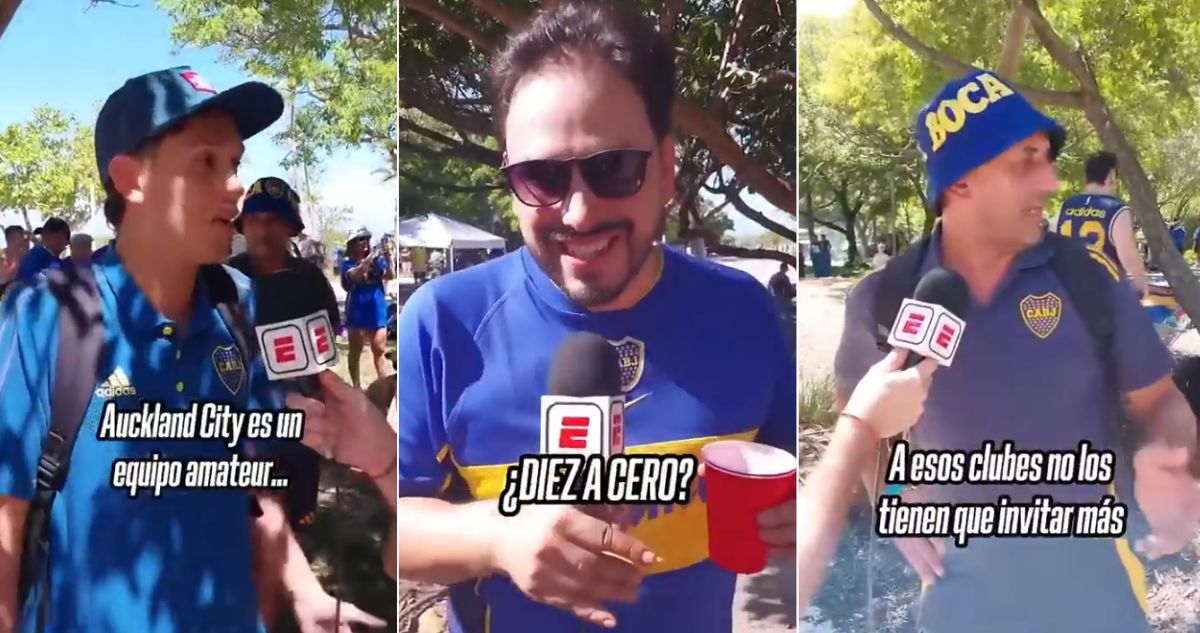 Lección de humildad: Hinchas de Boca se burlan de Auckland y terminan comiendo sus palabras