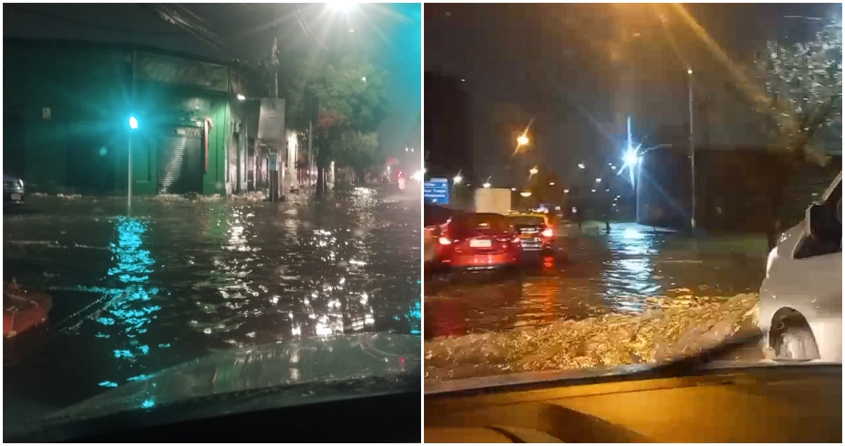 Lluvias Torrenciales Paralizan la Capital: Cortes de Luz, Inundaciones y Caos en las Calles