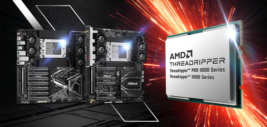 Motherboards ASRock para Workstations Ahora Soportan los Nuevos Procesadores AMD Ryzen Threadripper Serie 9000