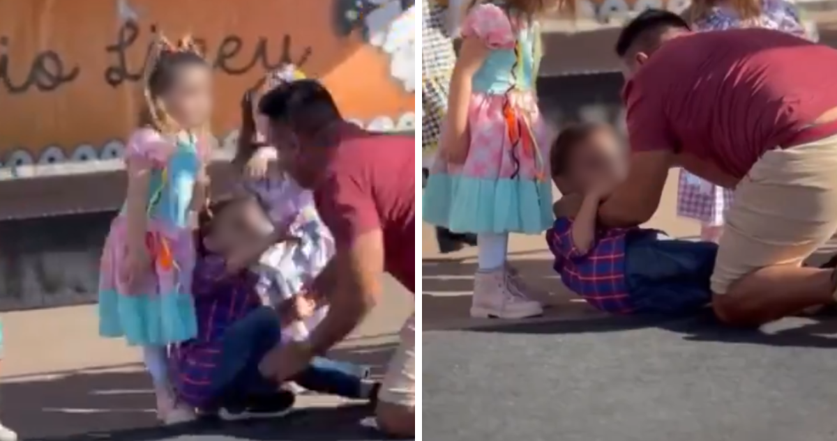 Padre agrede a niño de 4 años por supuesto acoso a su hijo: ¿Justificado?