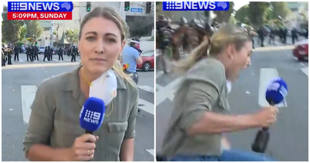 Periodista Herida por Bala de Goma en Protestas de Los Ángeles: Un Llamado a la Acción