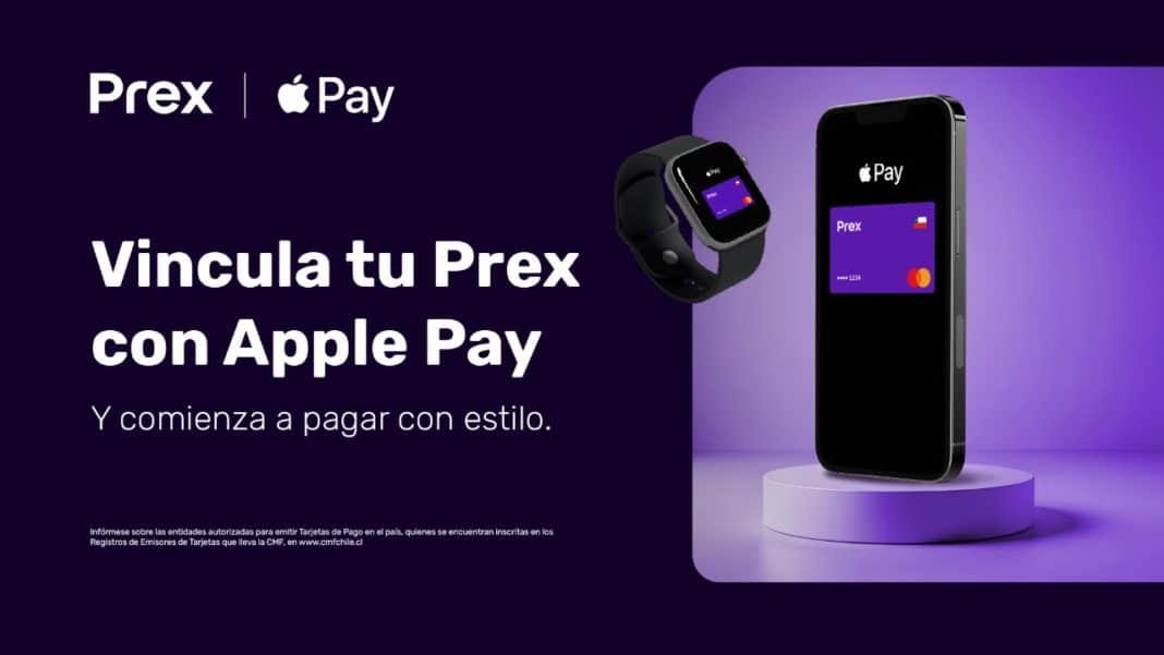 Prex, la primera tarjeta prepago en Chile, se integra a Apple Pay