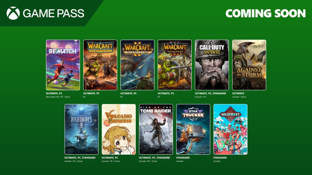 Próximos Lanzamientos de Juegos en Game Pass: Rematch, Warcraft Remasterizado y Más