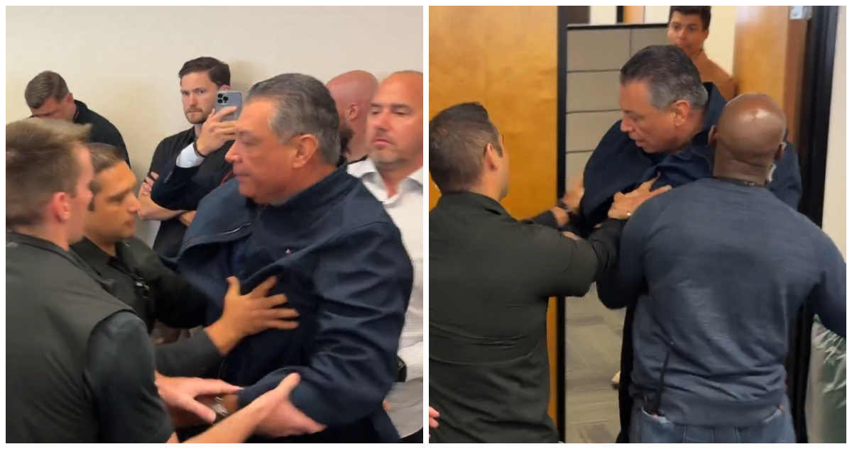 Senador demócrata expulsado a empujones de conferencia sobre redadas migratorias