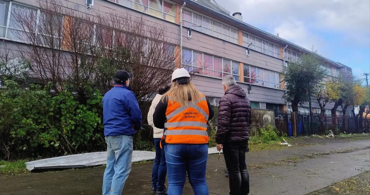 Temuco Enfrenta Daños Estructurales en Escuelas Tras Sistema Frontal