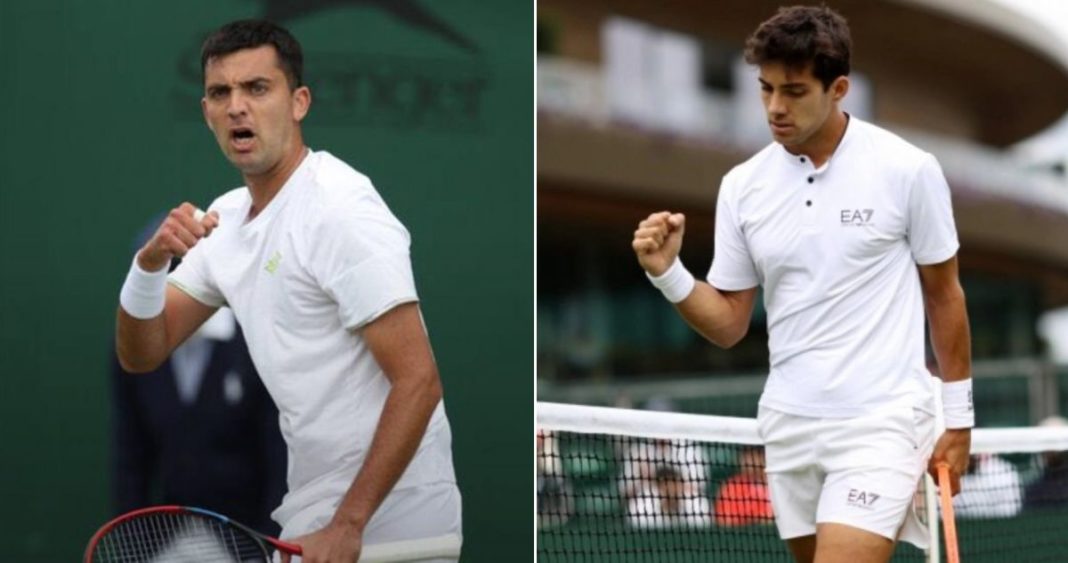 Tenistas chilenos Barrios y Garin brillan en debut de Wimbledon