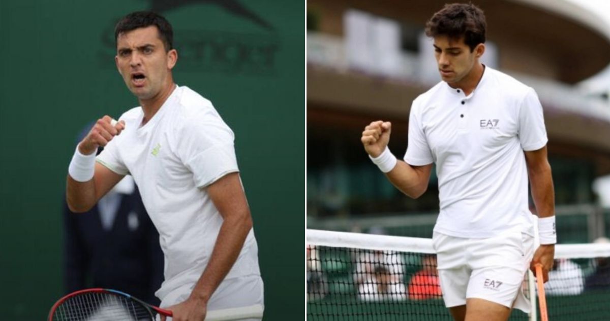 Tenistas chilenos Barrios y Garin brillan en debut de Wimbledon