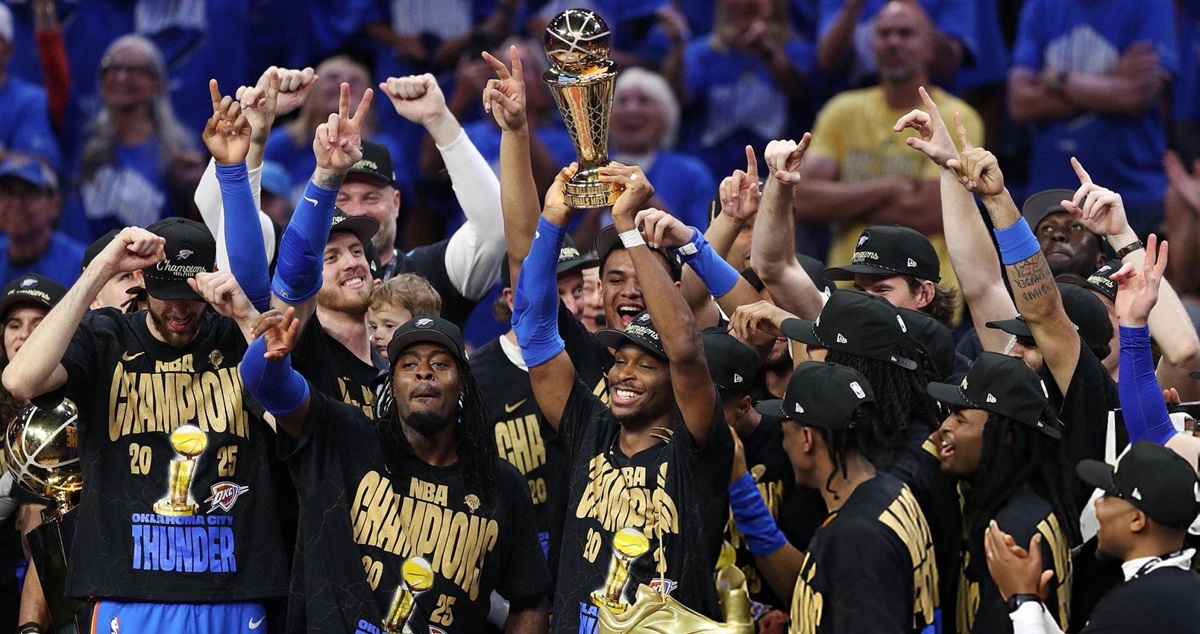 Thunder de OKC conquistan el título de la NBA tras demoler a los Pacers