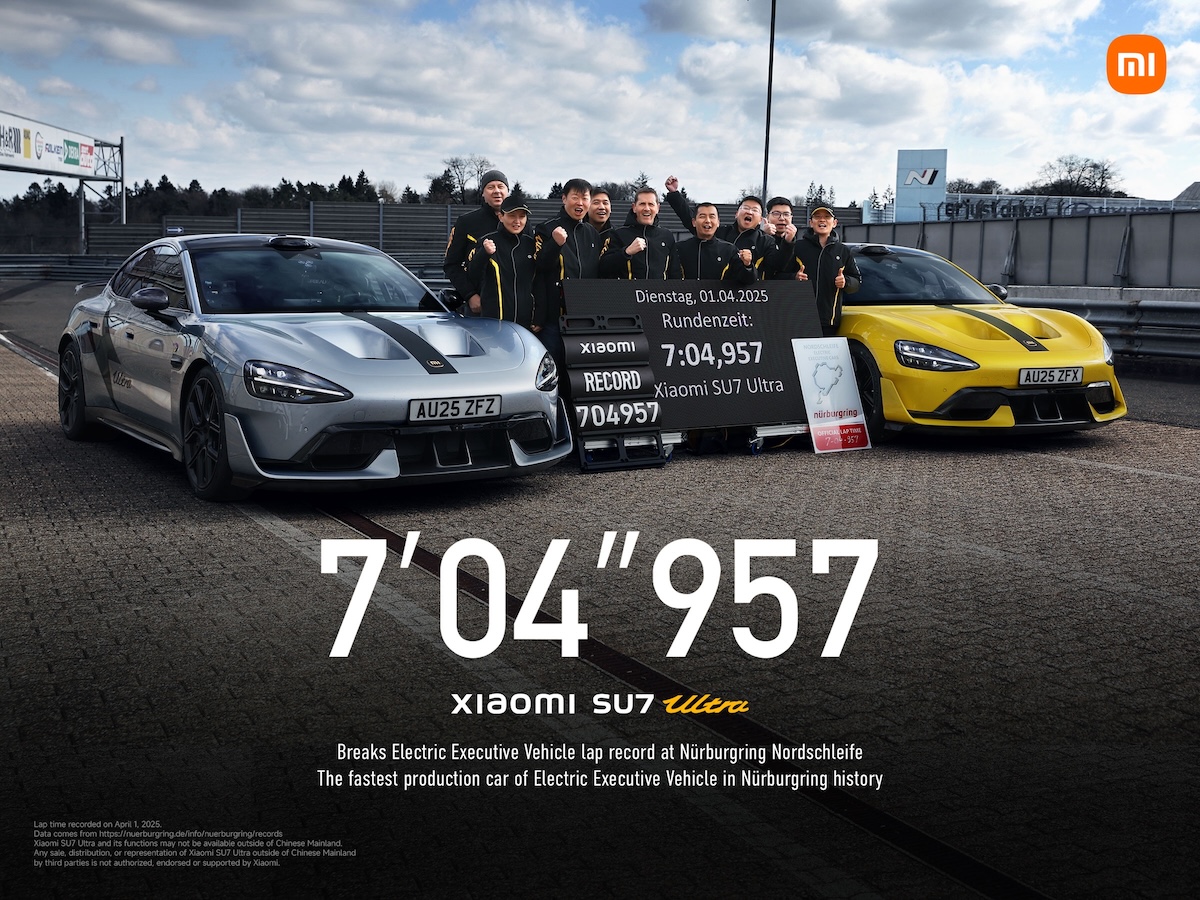 Xiaomi SU7 Ultra Establece Nuevo Récord en Nürburgring