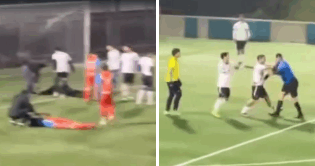 Árbitro y Aficionado Protagonizan Violento Incidente en Partido de Fútbol Amateur
