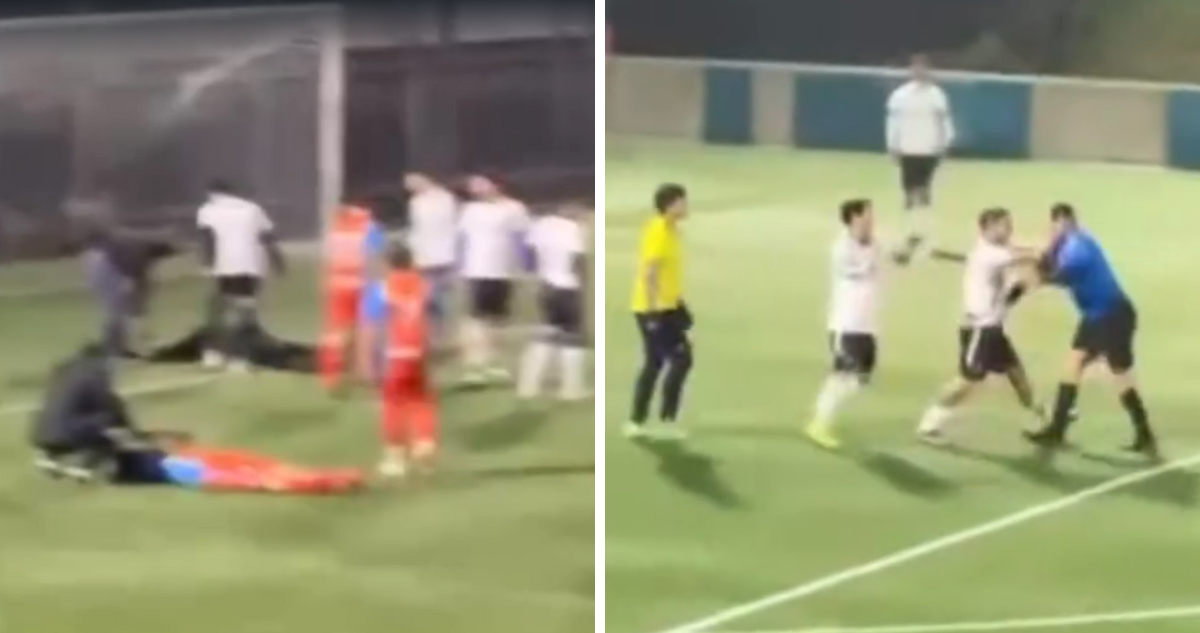 Árbitro y Aficionado Protagonizan Violento Incidente en Partido de Fútbol Amateur