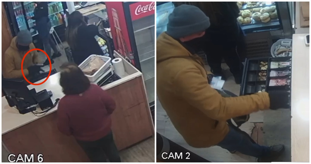 Asalto Violento en Panadería de Valparaíso: Delincuente Armado Aterroriza a Clientes