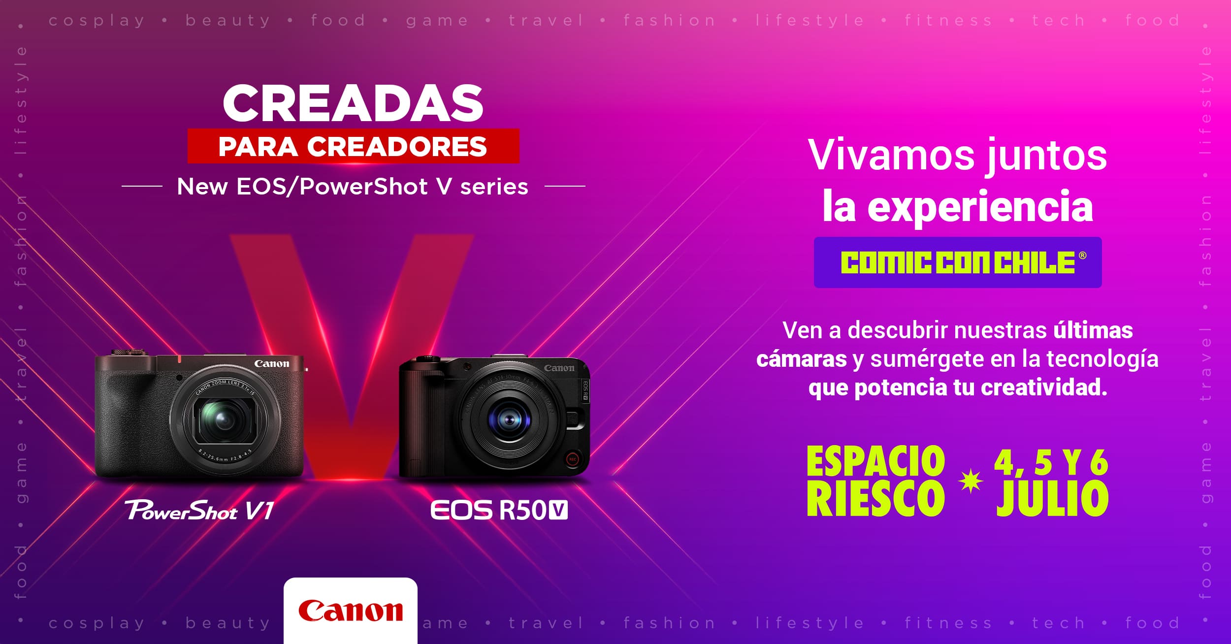 Captura la Magia de Comic Con Chile 2025 con las Nuevas Cámaras Canon para Creadores de Contenido