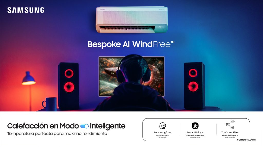 Cómo el Bespoke AI WindFree de Samsung mantiene a los gamers frescos y concentrados