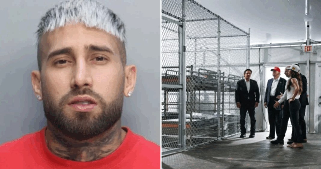 Denuncian Condiciones Inhumanas en la Cárcel 'Alligator Alcatraz' para Inmigrantes