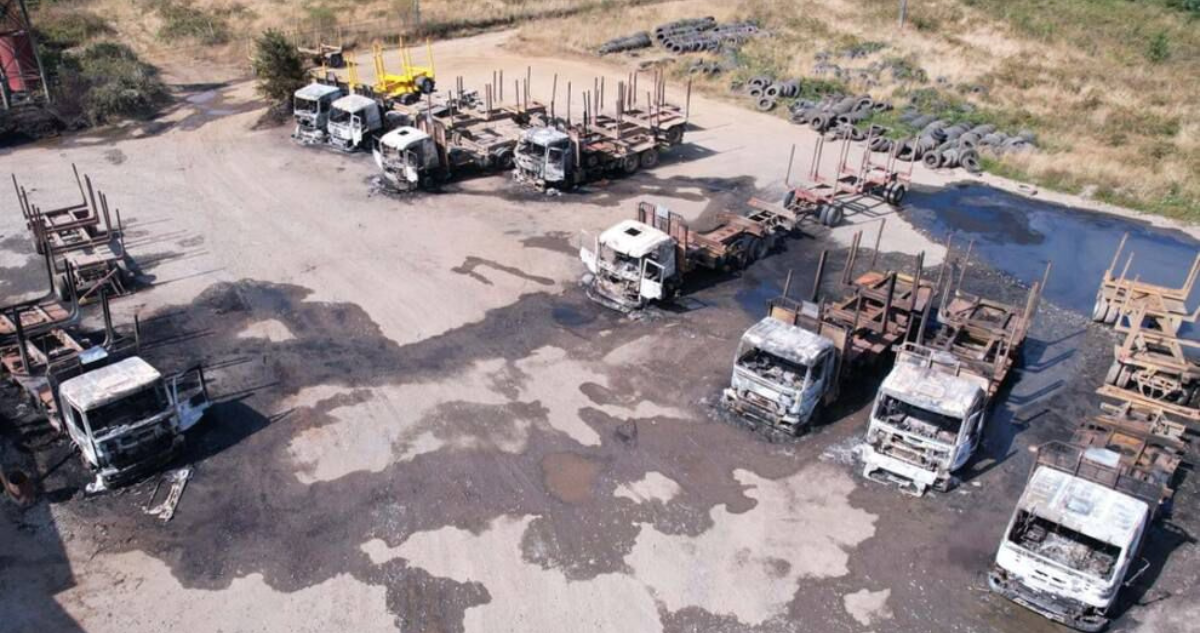 Detenidos Integrantes de Liberación Nacional Mapuche por Ataques Incendiarios