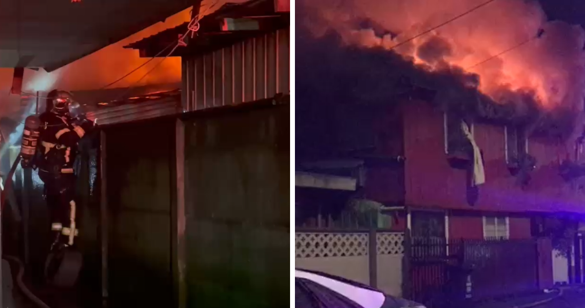 Devastador Incendio en Temuco: Tres Viviendas Destruidas por Falta de Agua