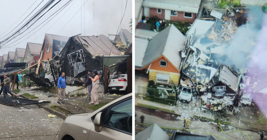 Devastadora Explosión en Temuco: Casa Destruida y Evacuación Masiva