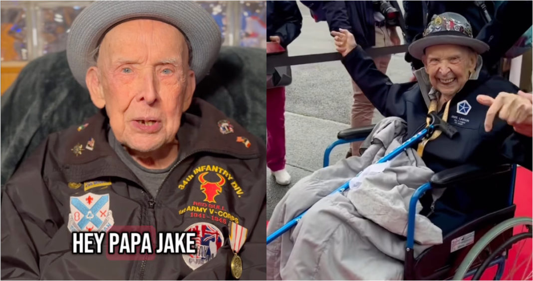El Legado Heroico de 'Papa' Jake Larson: El Último Sobreviviente del Día D que Cautivó a Millones en TikTok