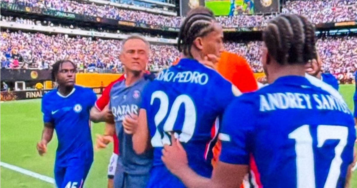 Escándalo en el Mundial de Clubes: Luis Enrique agrede a Joao Pedro tras derrota del PSG ante Chelsea