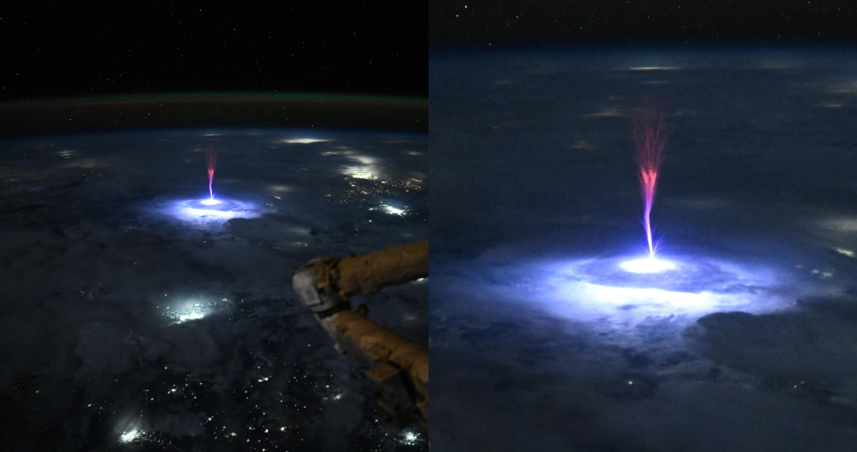 Fascinantes Destellos Rojos en la Mesosfera: Astronauta de la NASA Captura Raro Fenómeno Atmosférico