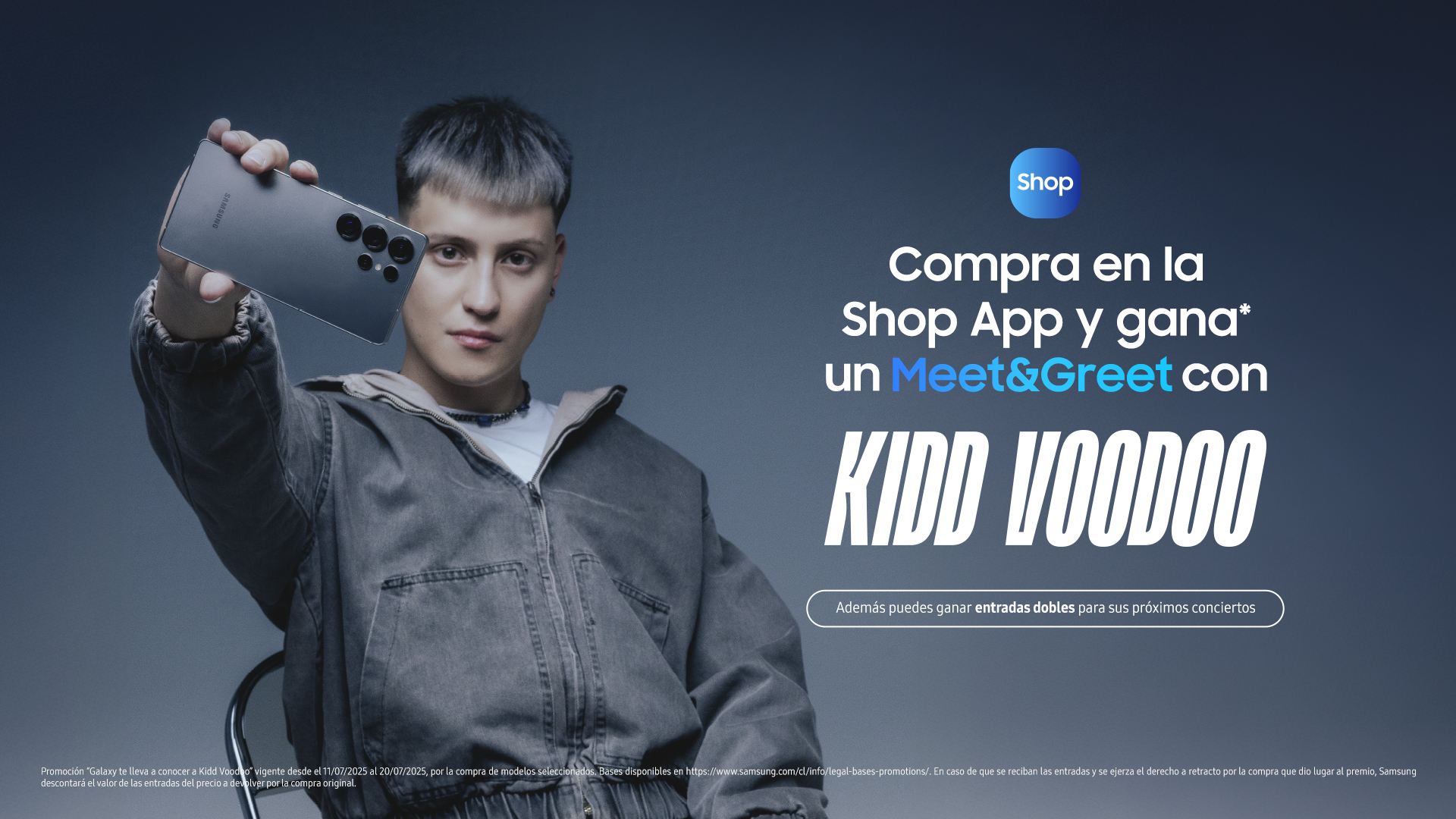 Gana Entradas Dobles para el Concierto de Kidd Voodoo con Samsung