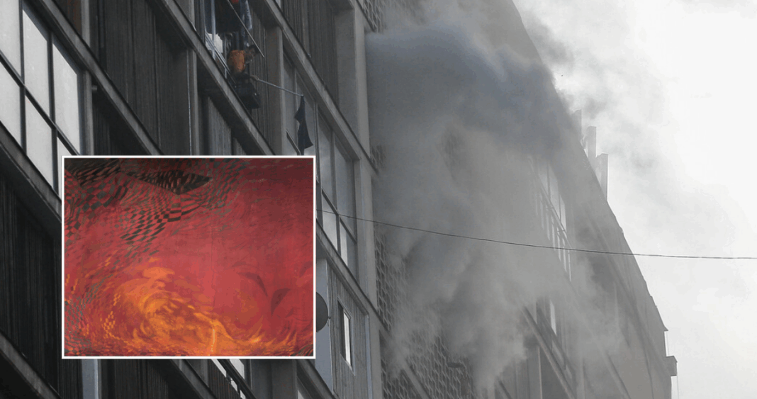 Incendio Devasta Centro Comercial en Santiago: Preocupación por Mural Patrimonial
