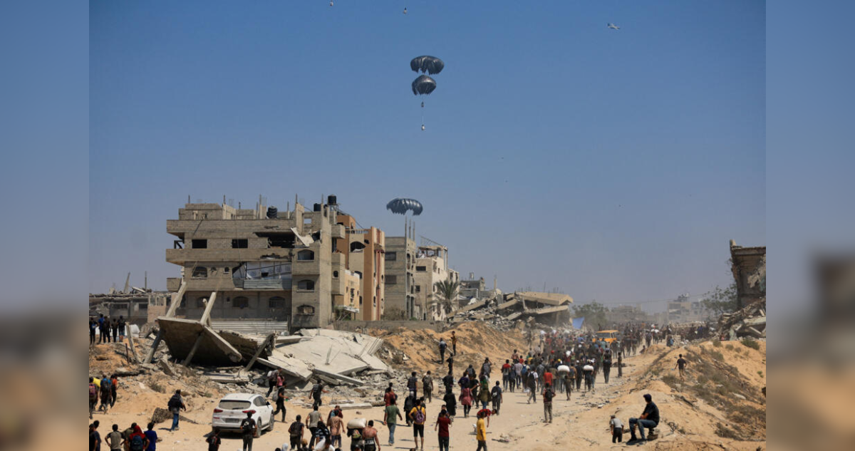 Jordania y Emiratos Árabes Unidos brindan ayuda aérea a Gaza ante el bloqueo israelí