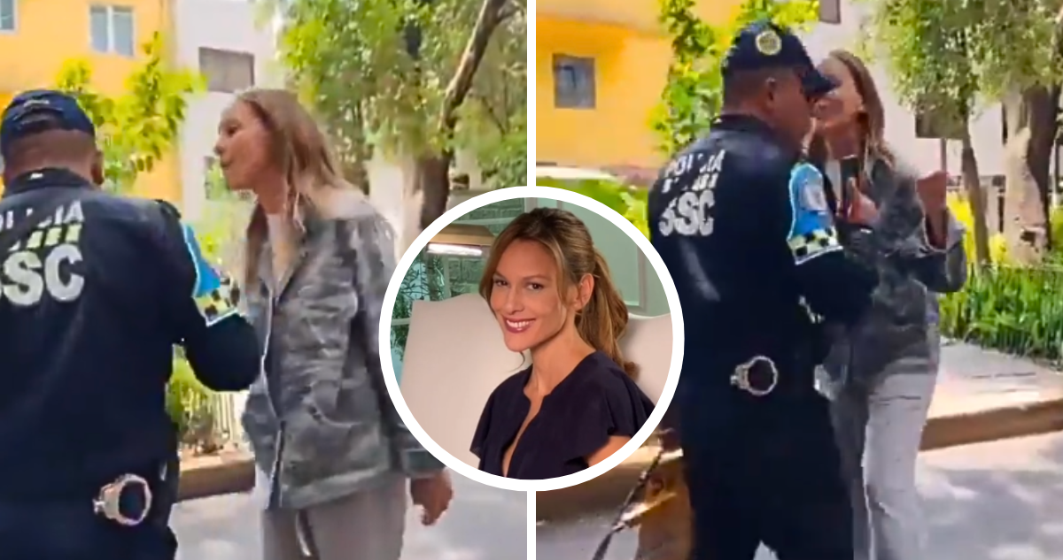 Modelo argentina se disculpa tras insultar a policía mexicano: