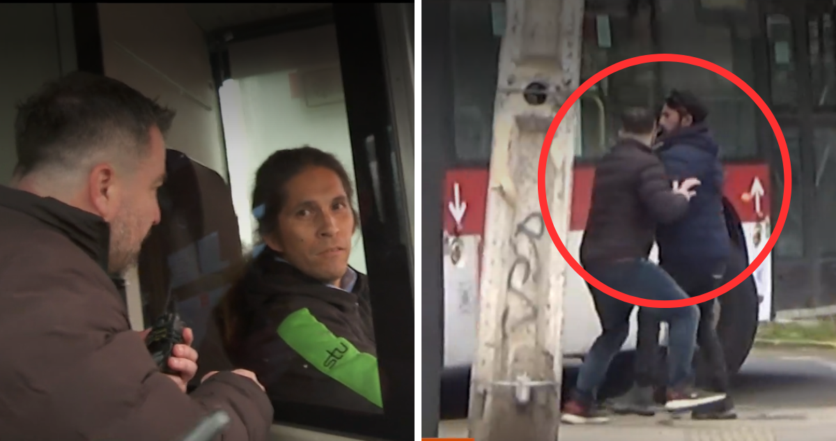 Periodista de CHV Encerrado y Casi Atropellado por Chofer Acusado de Violencia